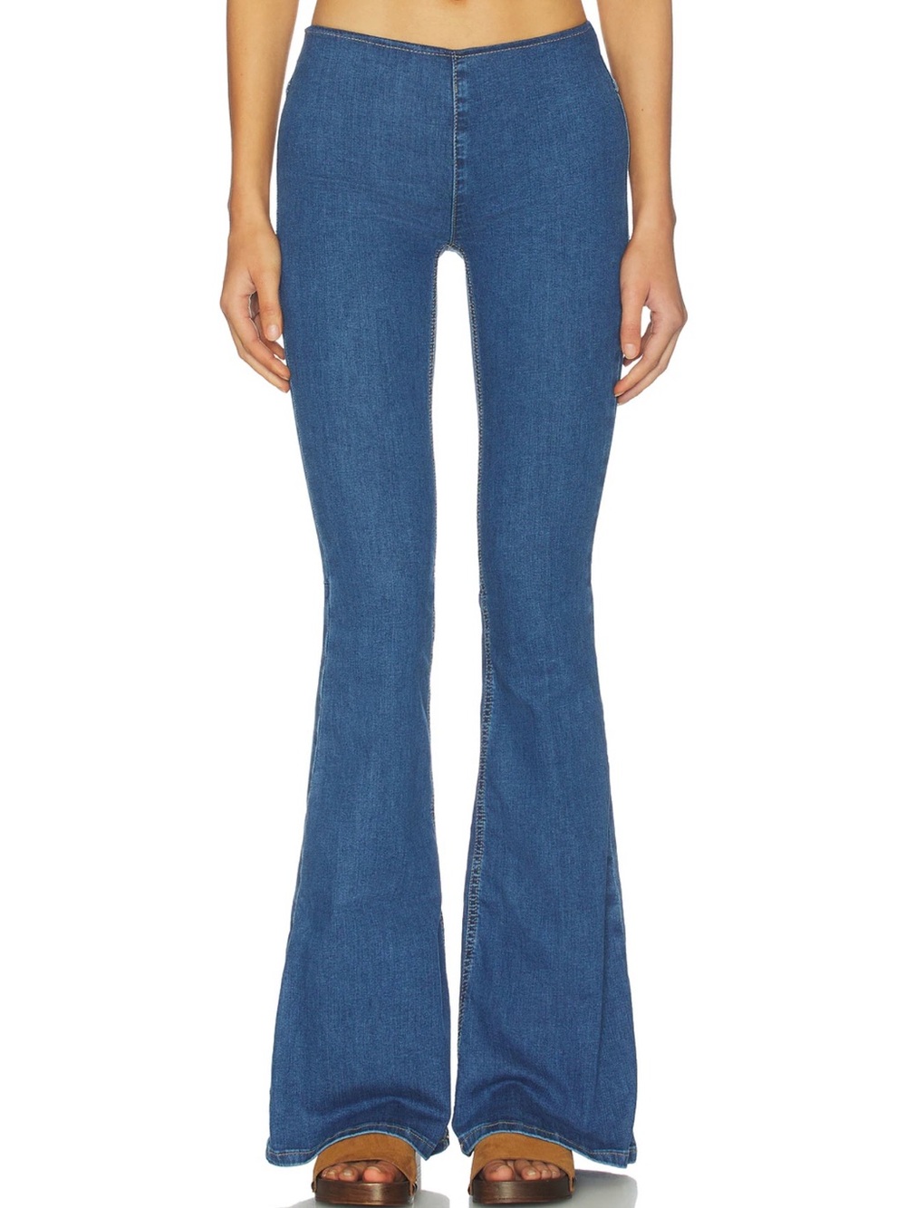 Free People Penny Pull On Jean in Riviera